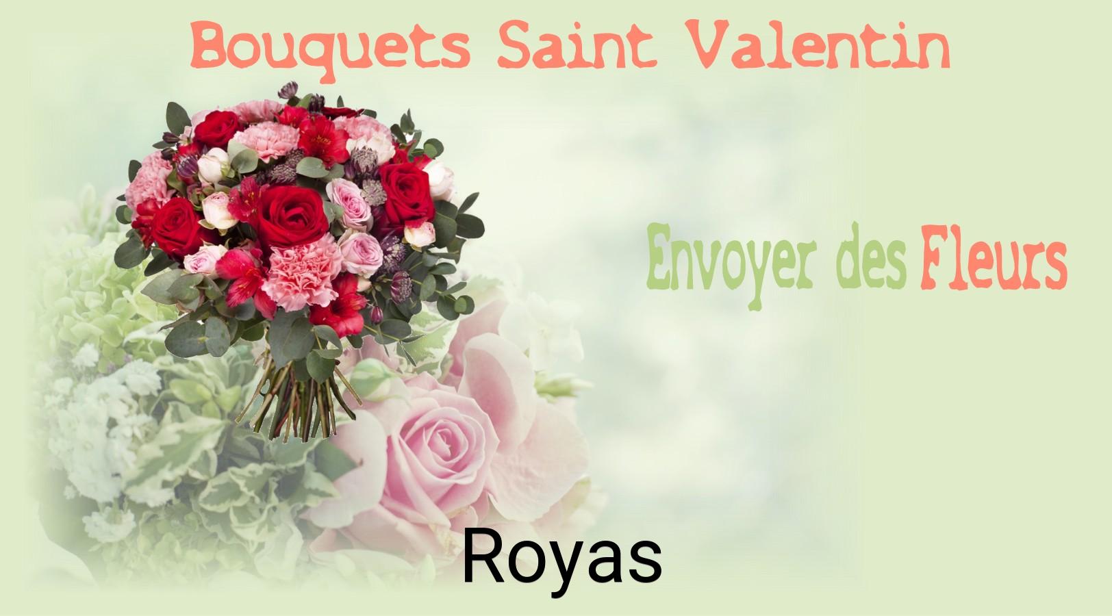 Roses de Saint-Valentin livrées à Royas